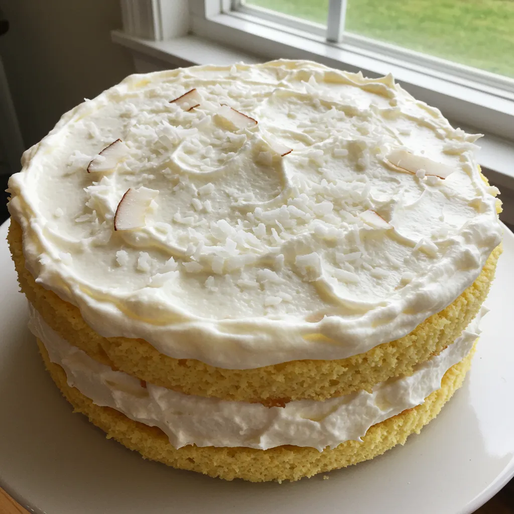 Coconut Cloud Cake - secondary view